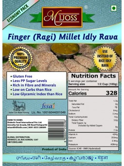 Mijoss - Finger (Ragi) Millet Idly Rava