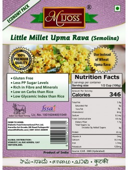 Mijoss - Little Millet Upma Rava (Semolina)