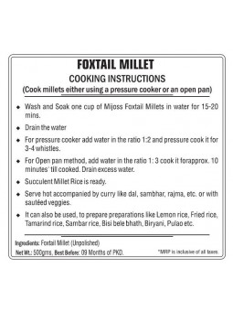Mijoss - Foxtail Millet