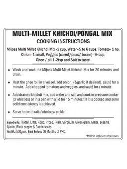 Mijoss - Multi Millet Khichdi/Pongal Mix
